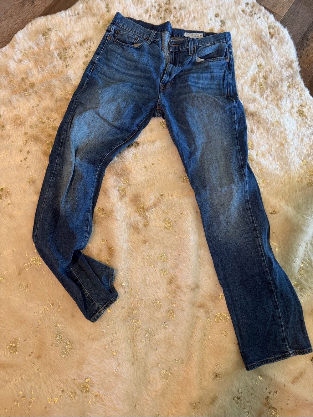 Daniel Cremieux Men's Straight Dark Blue Jeans